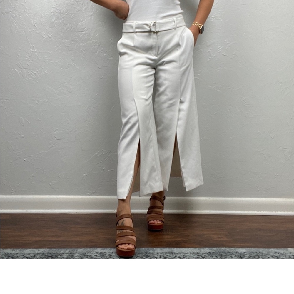 WHBM Cropped Split leg pants